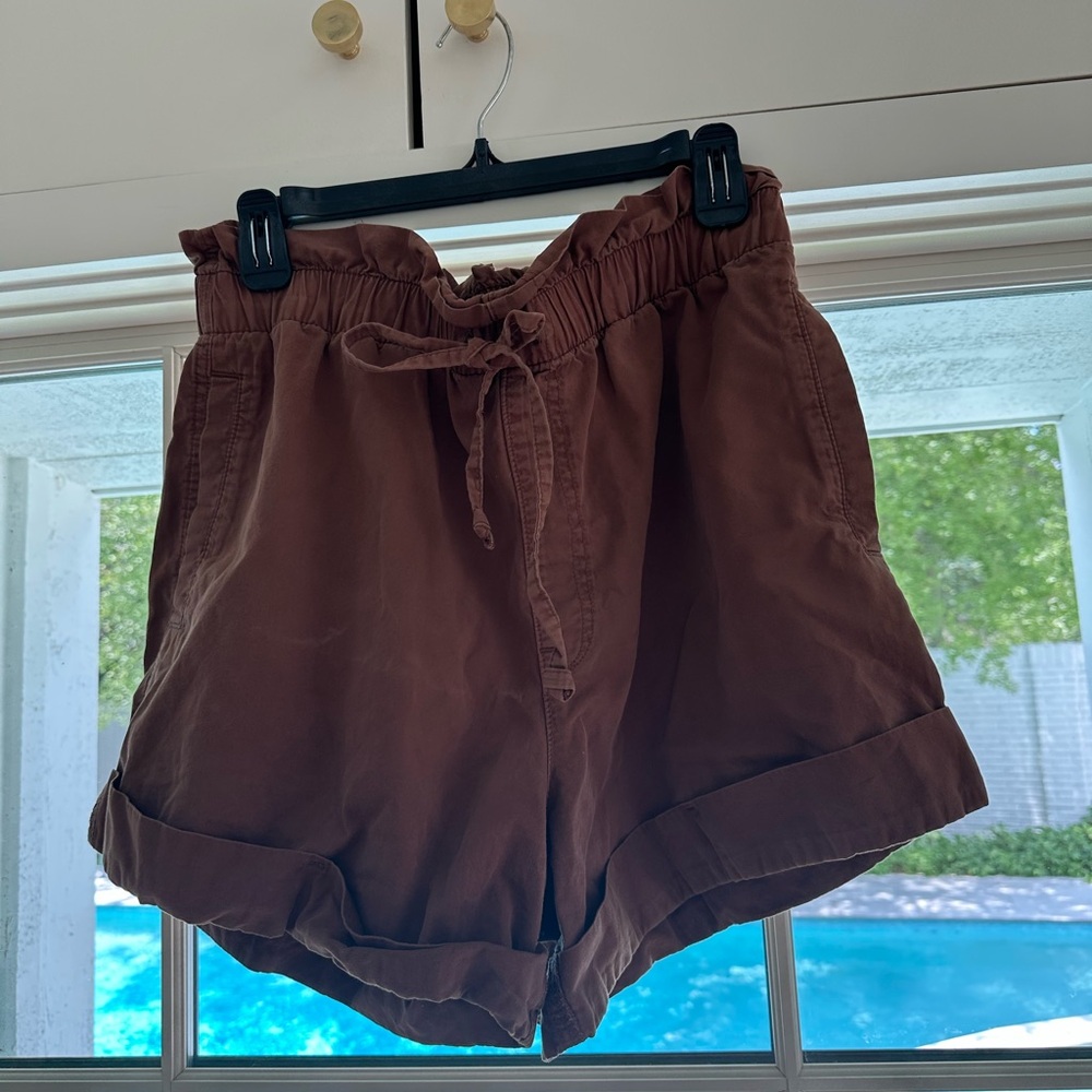 Women's Brown Casual Shorts